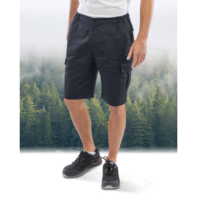 Recycled work-guard utility shorts
